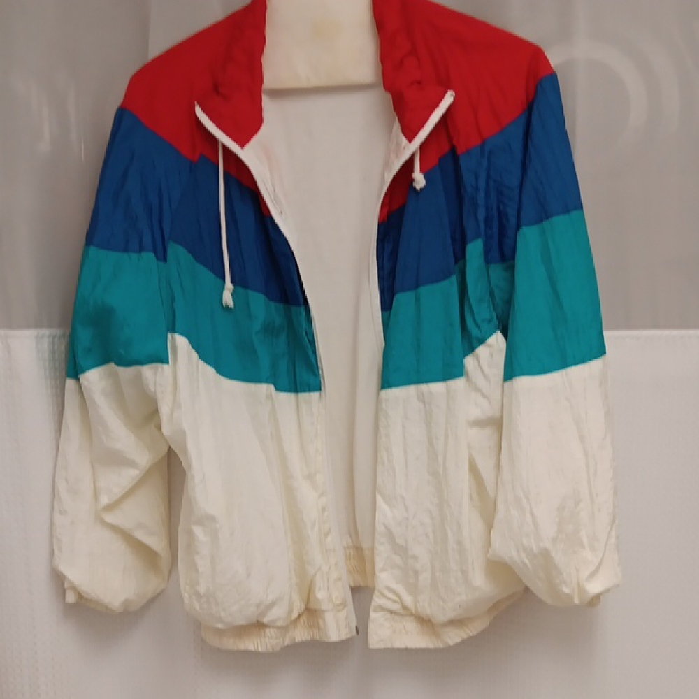 Vibrant Colorblock Windbreaker